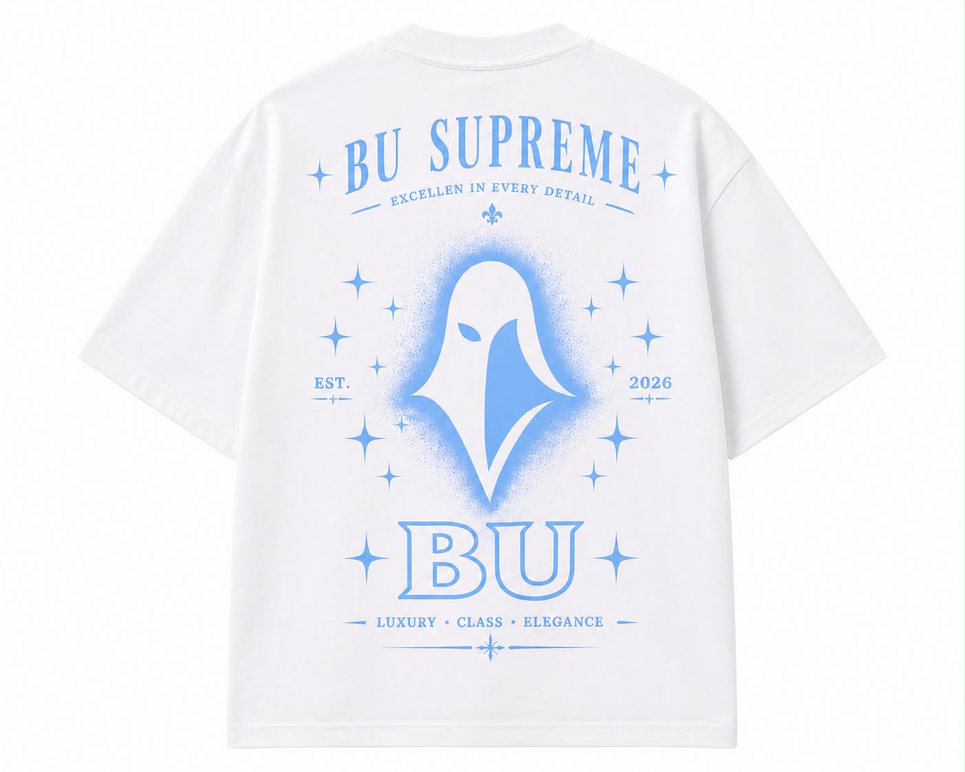 CAMISA SEMI OVERSIZE BU AZUL