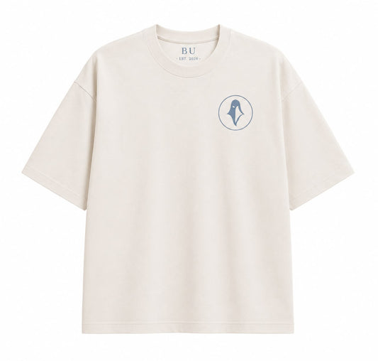 CAMISETA OVERSIZE BU CREMA